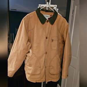 LLBean Men's Original Field Coat with Wool/Nylon Liner, Saddle Size Mens L